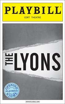 The Lyons Limited Edition Official Opening Night Playbill 